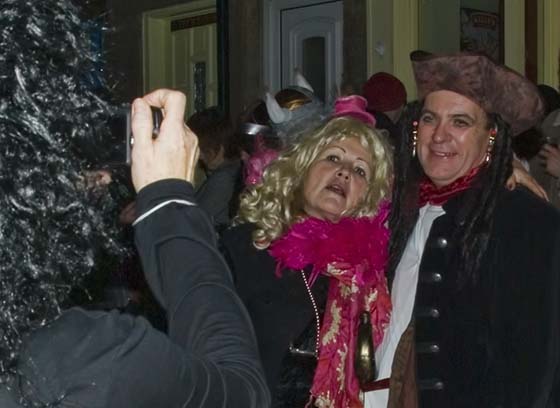 St Ives Cornwall New Years Eve party pictures.