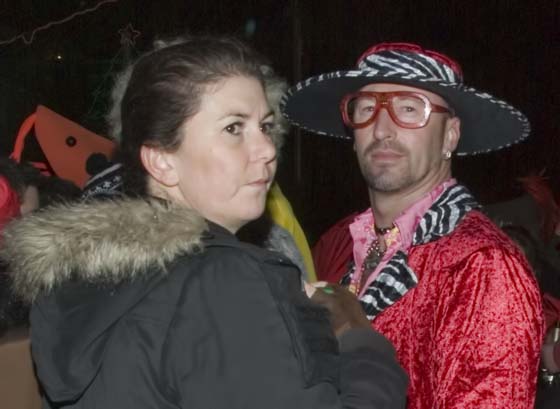 St Ives Cornwall New Years Eve party pictures.